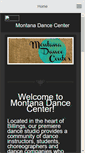 Mobile Screenshot of montanadancecenter.com